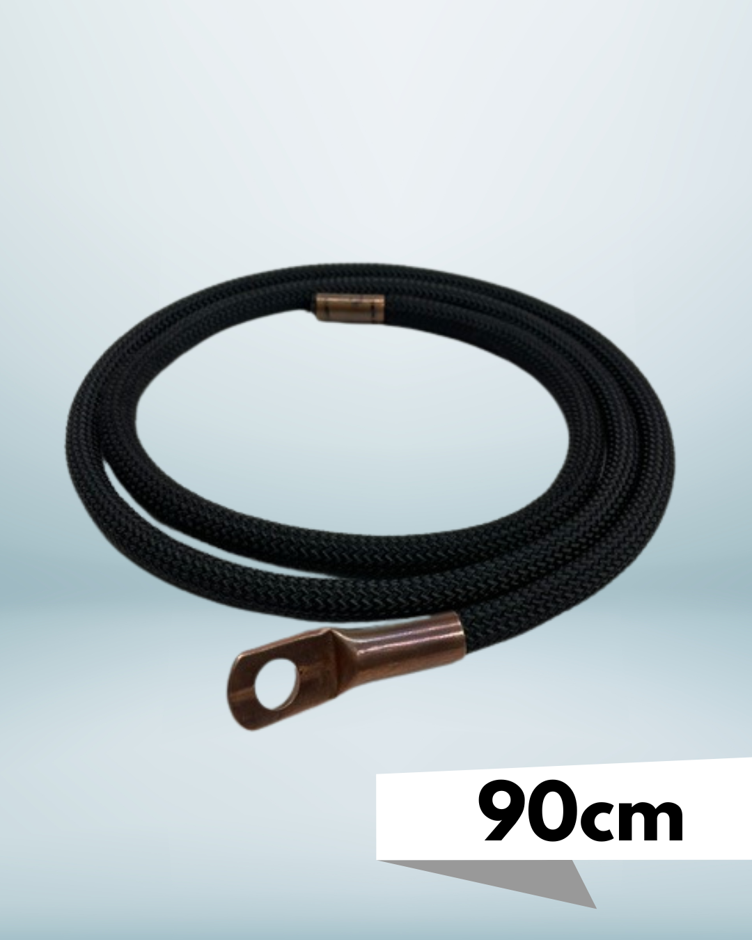 Cintura RECLIMB corda 90cm - Drizza nauti a doppia treccia - Copper Black