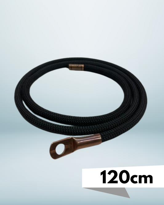Cintura RECLIMB corda 120cm - Drizza nauti a doppia treccia - Copper Black
